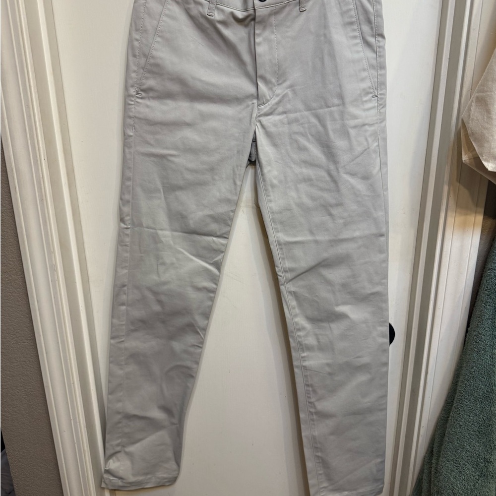 Theory Gray Straight Leg Pants